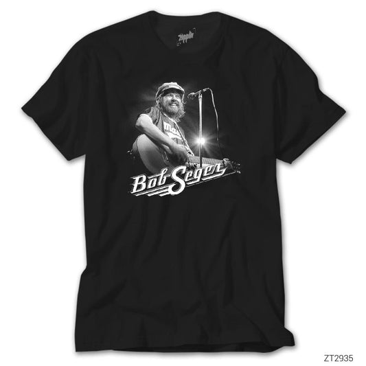 Bob Seger Siyah Tişört