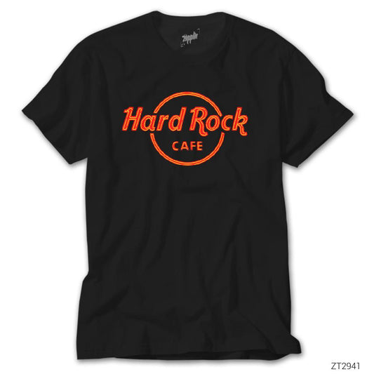 Hard Rock Cafe Neon Siyah Tişört