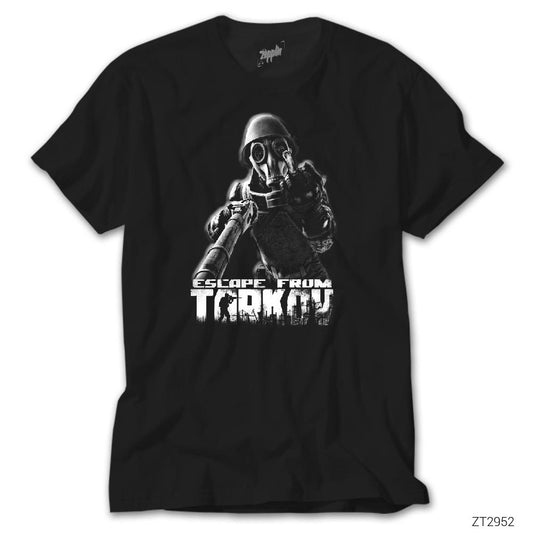 Escape from Tarkov Middle Finger Siyah Tişört