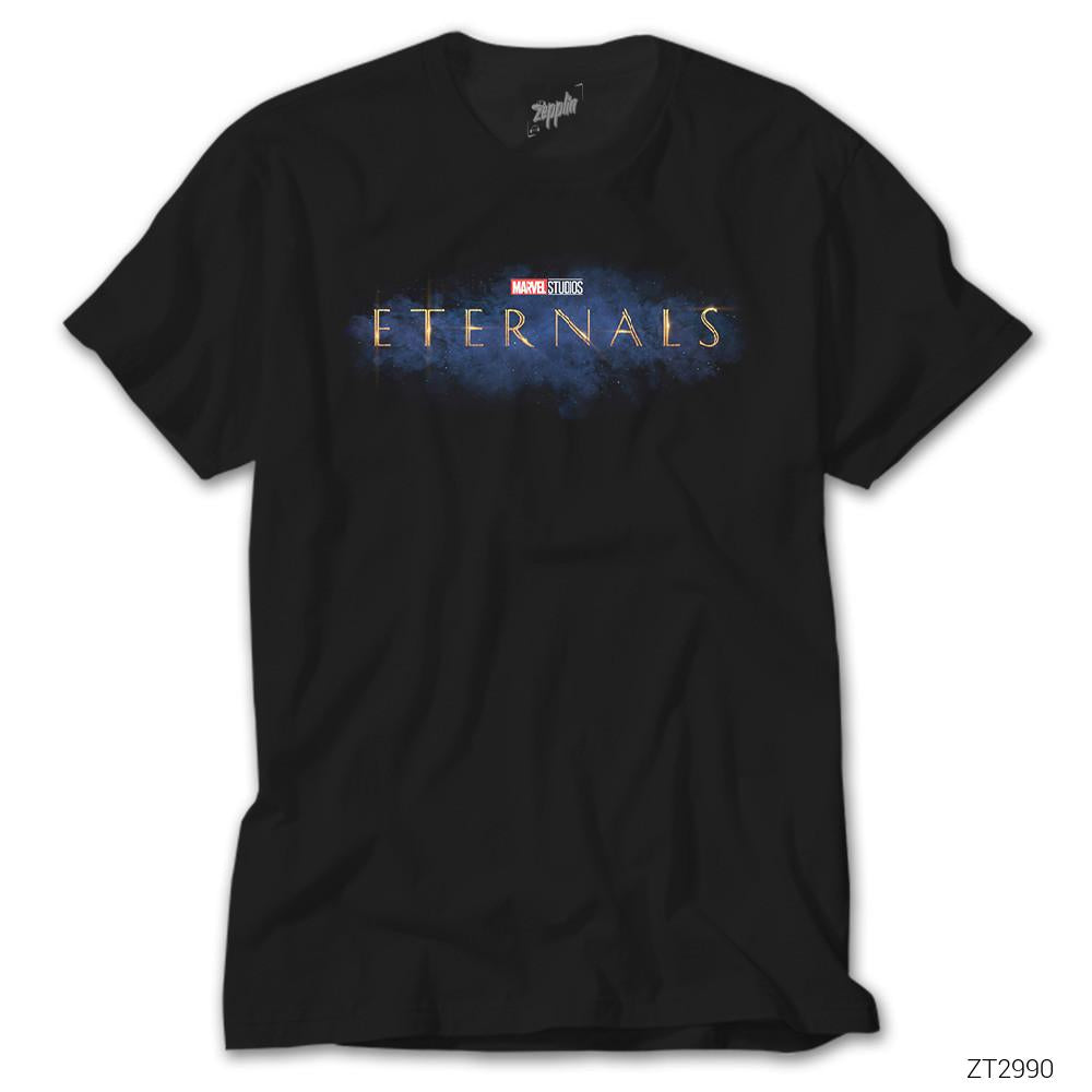 Eternals Logo Splash Siyah Tişört