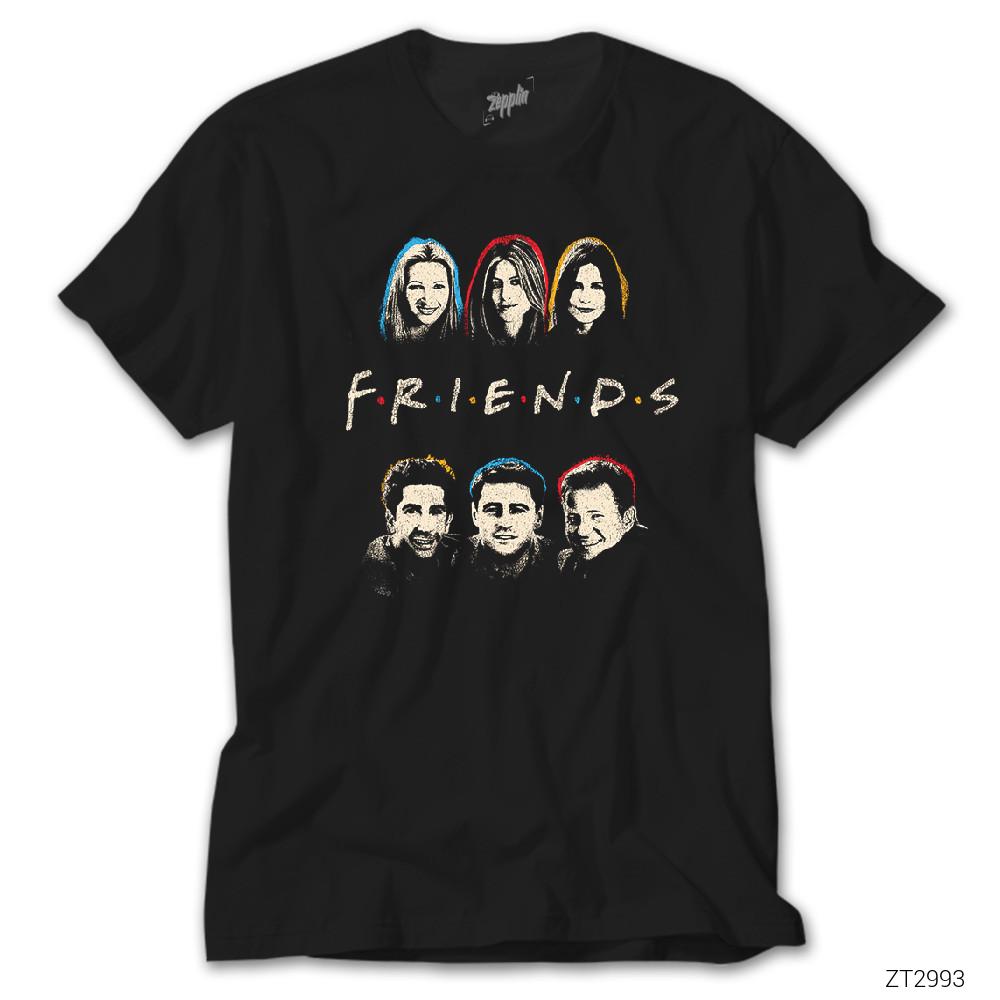 Friends Hope Siyah Tişört