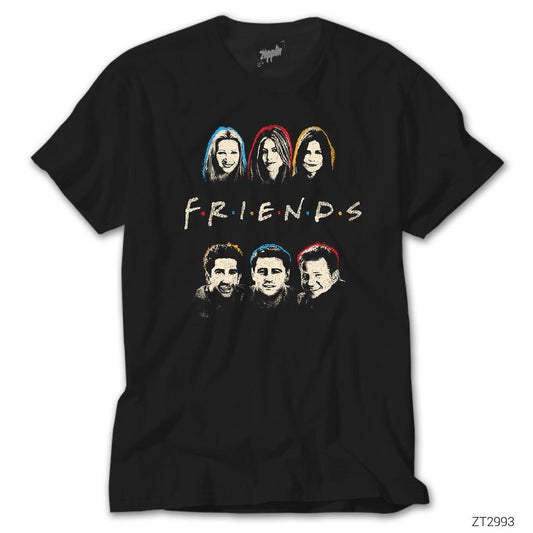 Friends Hope Siyah Tişört