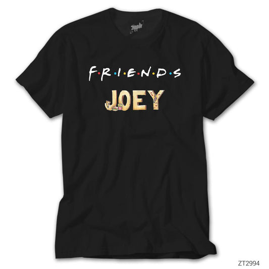 Friends Joey Siyah Tişört
