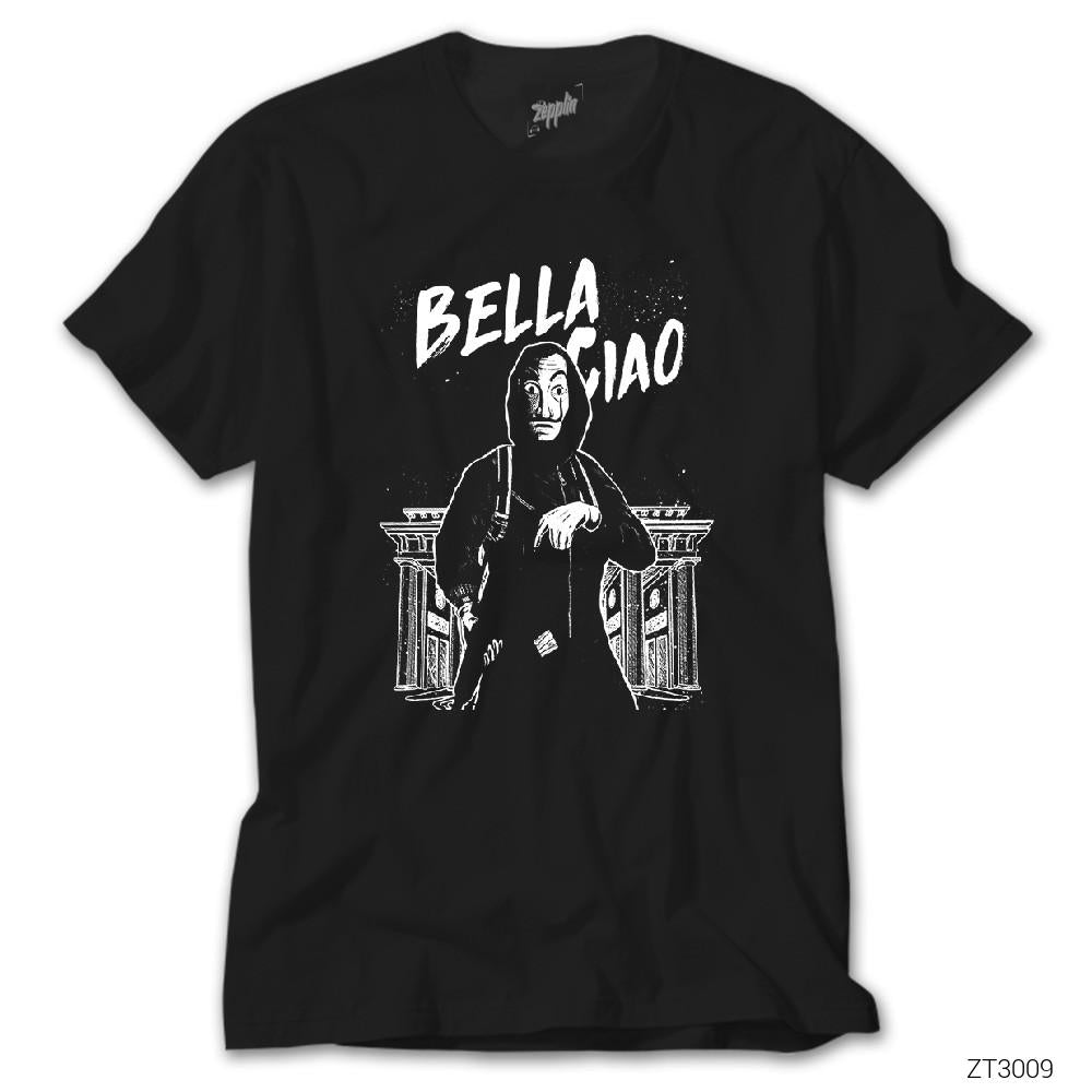 La Casa de Papel Bella Siyah Tişört