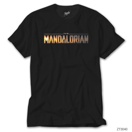 The Mandalorian Logo Siyah Tişört