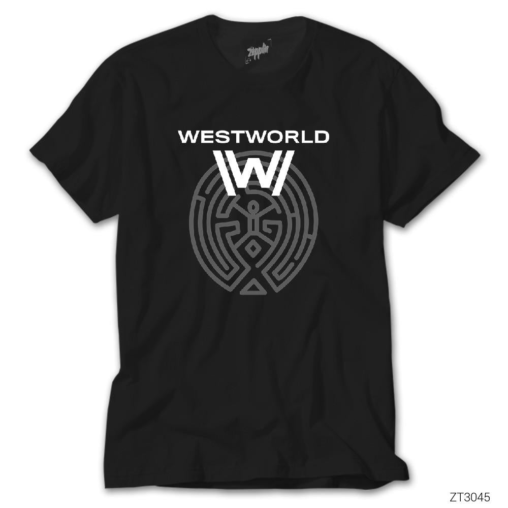 Westworld Point Siyah Tişört