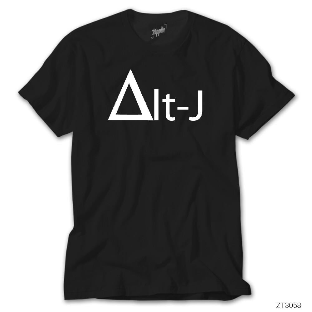 Alt J Siyah Tişört