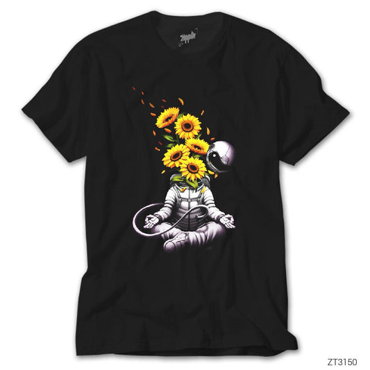 Astranot Meditasyon Siyah Tişört