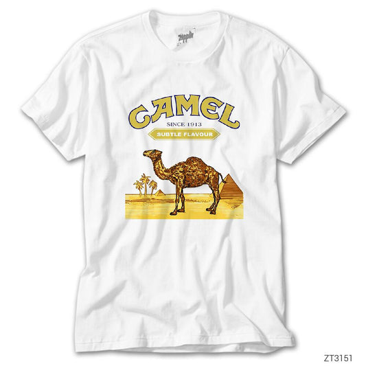 İndirimli Camel Beyaz Tişört