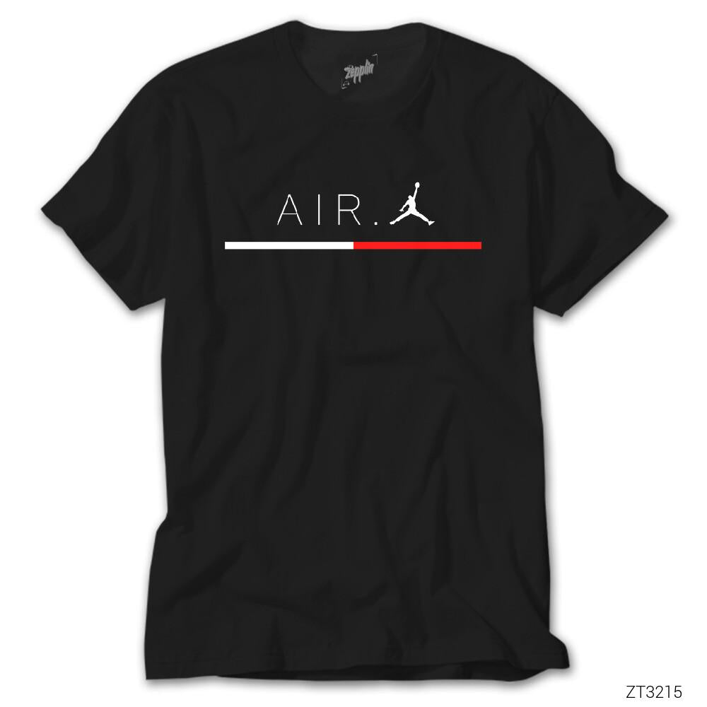 Air Jordan Line Siyah Tişört