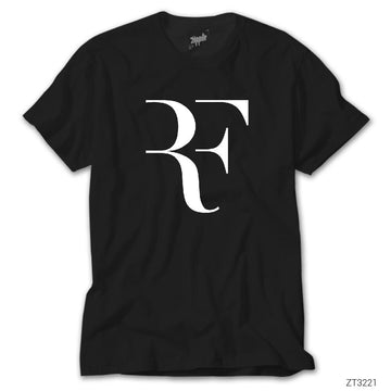 Roger Federer Siyah Tişört