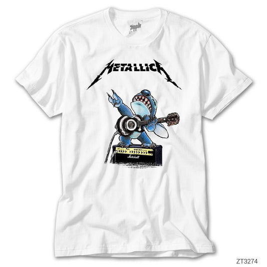 Metallica Animal Rock n Roll Beyaz Tişört