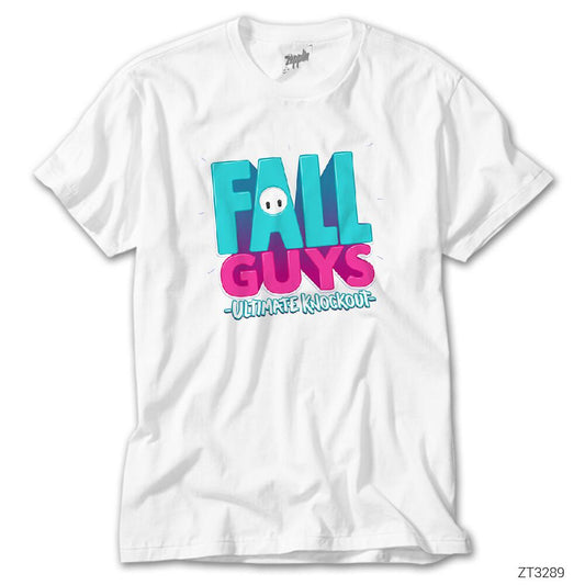 Fall Guys Beyaz Tişört