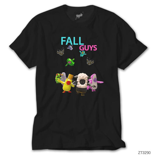 Fall Guys is Falling Siyah Tişört