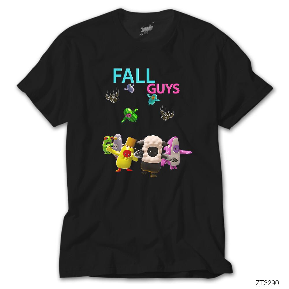 Fall Guys is Falling Siyah Tişört