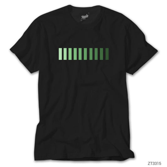 Green Scales Siyah Tişört