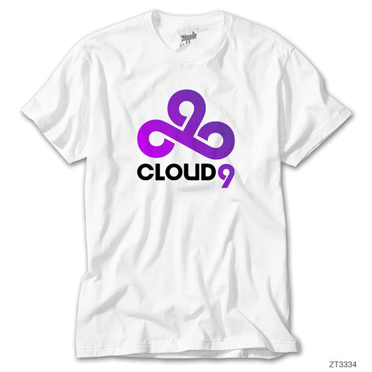 Cloud9 Purple Beyaz Tişört