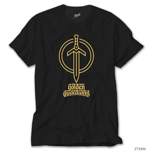 Golden Guardians Siyah Tişört
