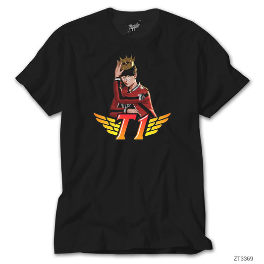 SKT T1 Faker Siyah Tişört