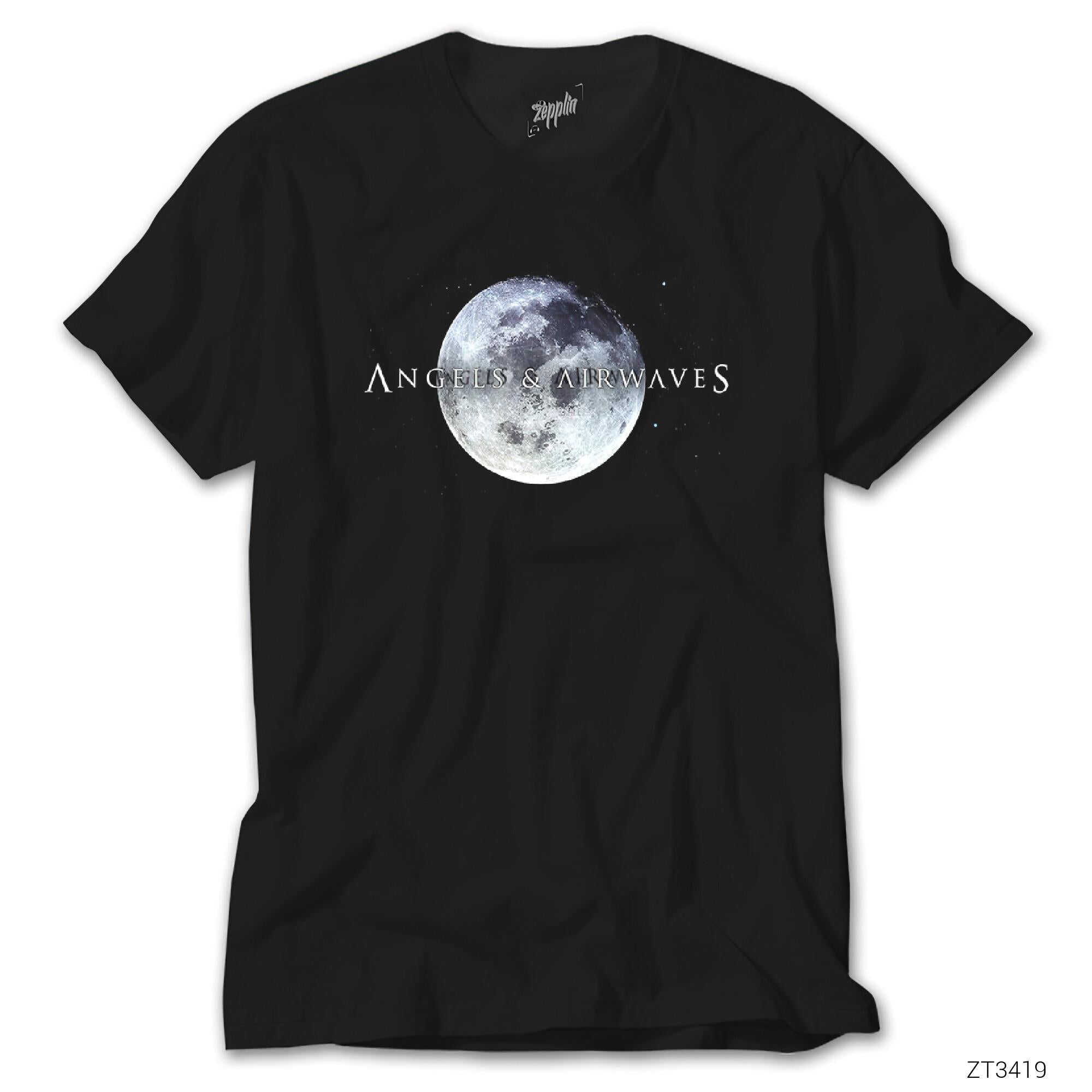 Angels and Airwaves Moon Siyah Tişört