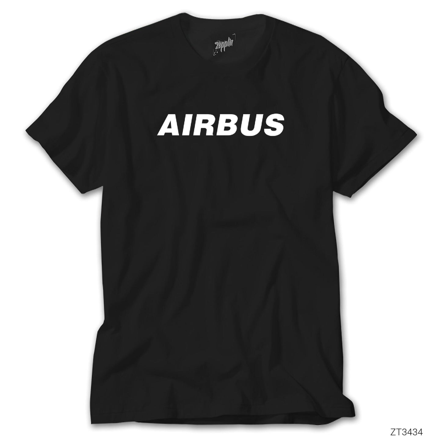 İndirimli Airbus Siyah Tişört