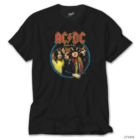 AC DC Highway to Hell Siyah Tişört