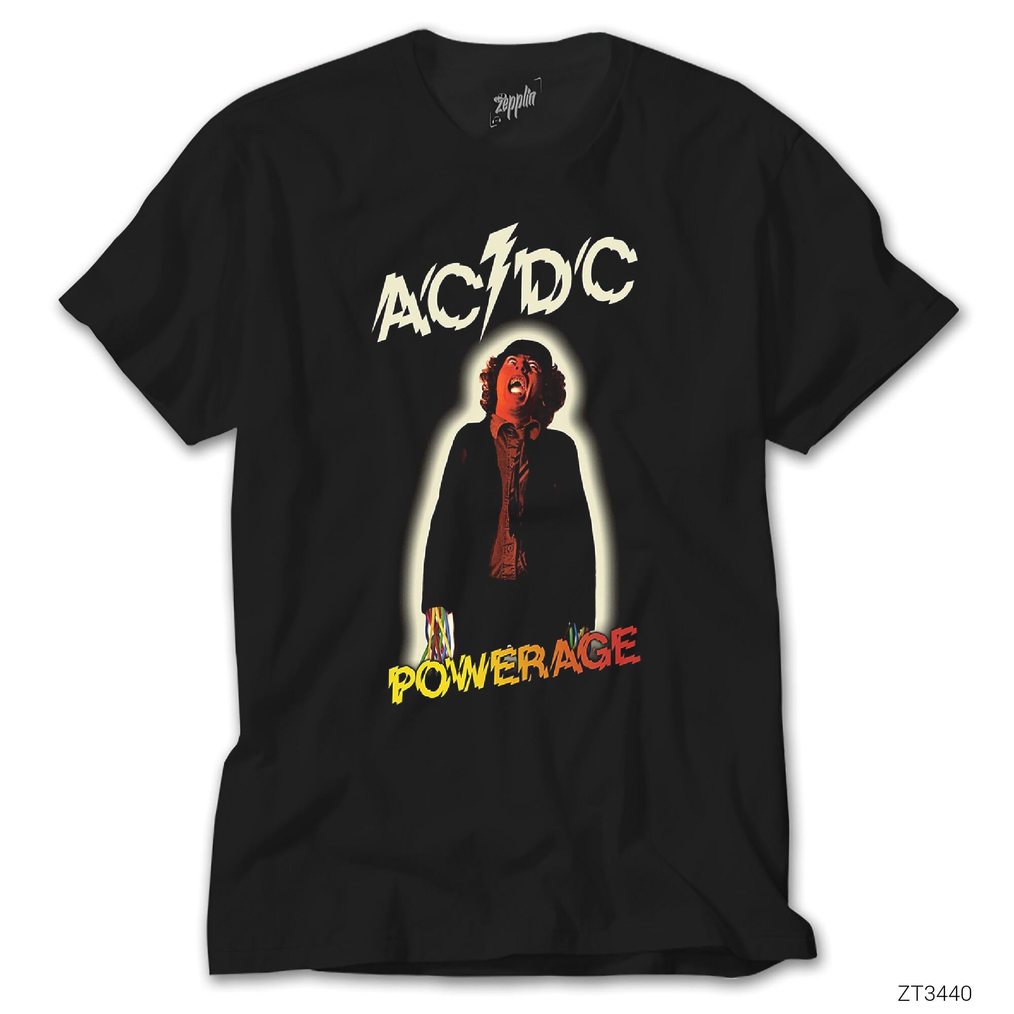 AC DC Powerage Siyah Tişört