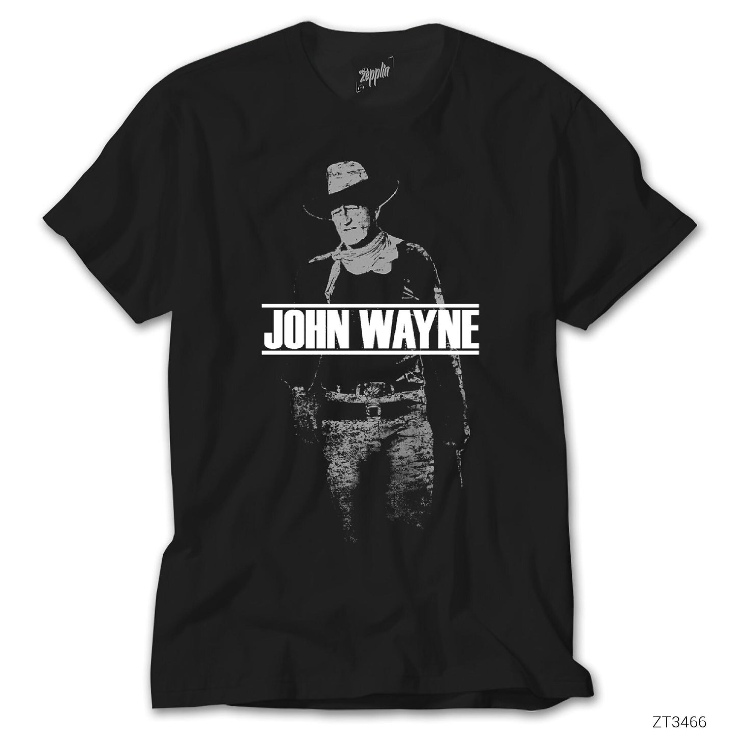 John Wayne Siyah Tişört