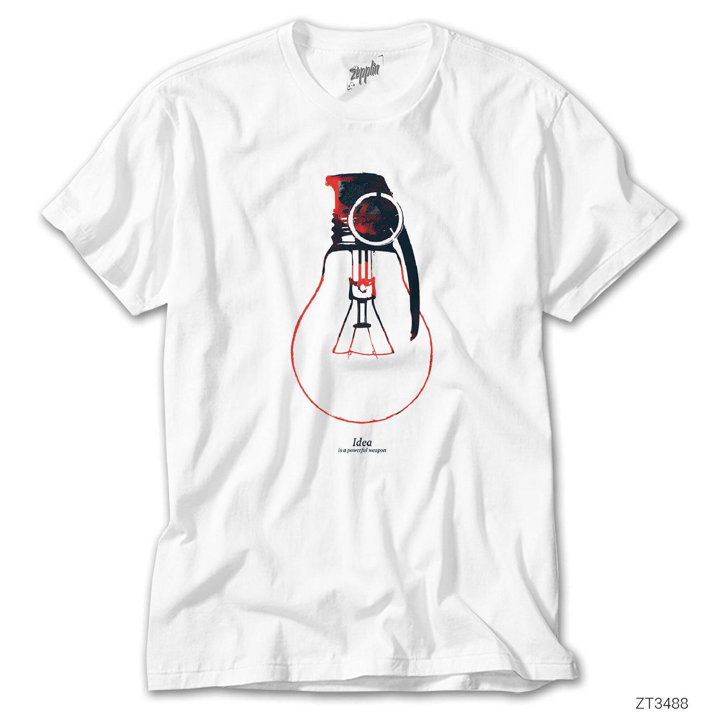 Fikir Güçlü Bir Silahtır Beyaz Tişört