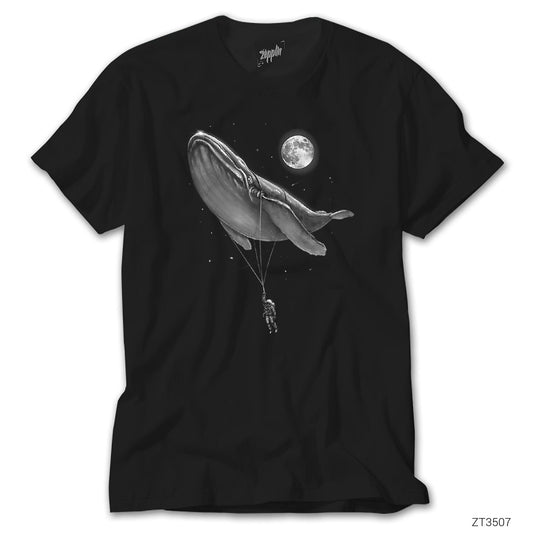 Balina Siyah Tişört