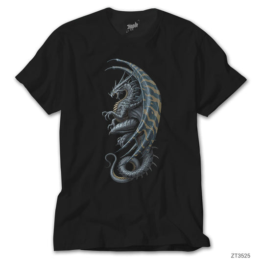 Kadim Ejderha Siyah Tişört