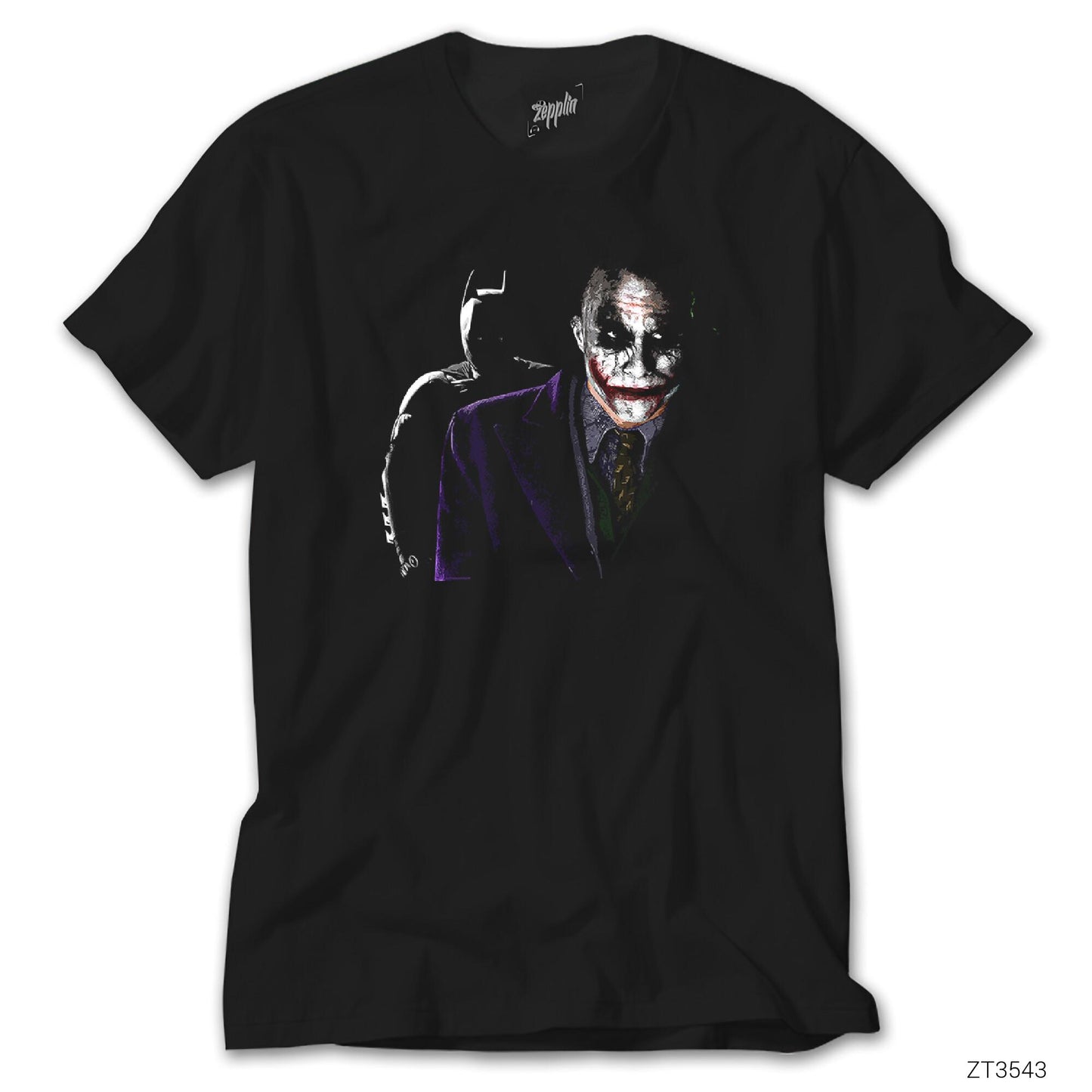 Batman vs Joker Siyah Tişört
