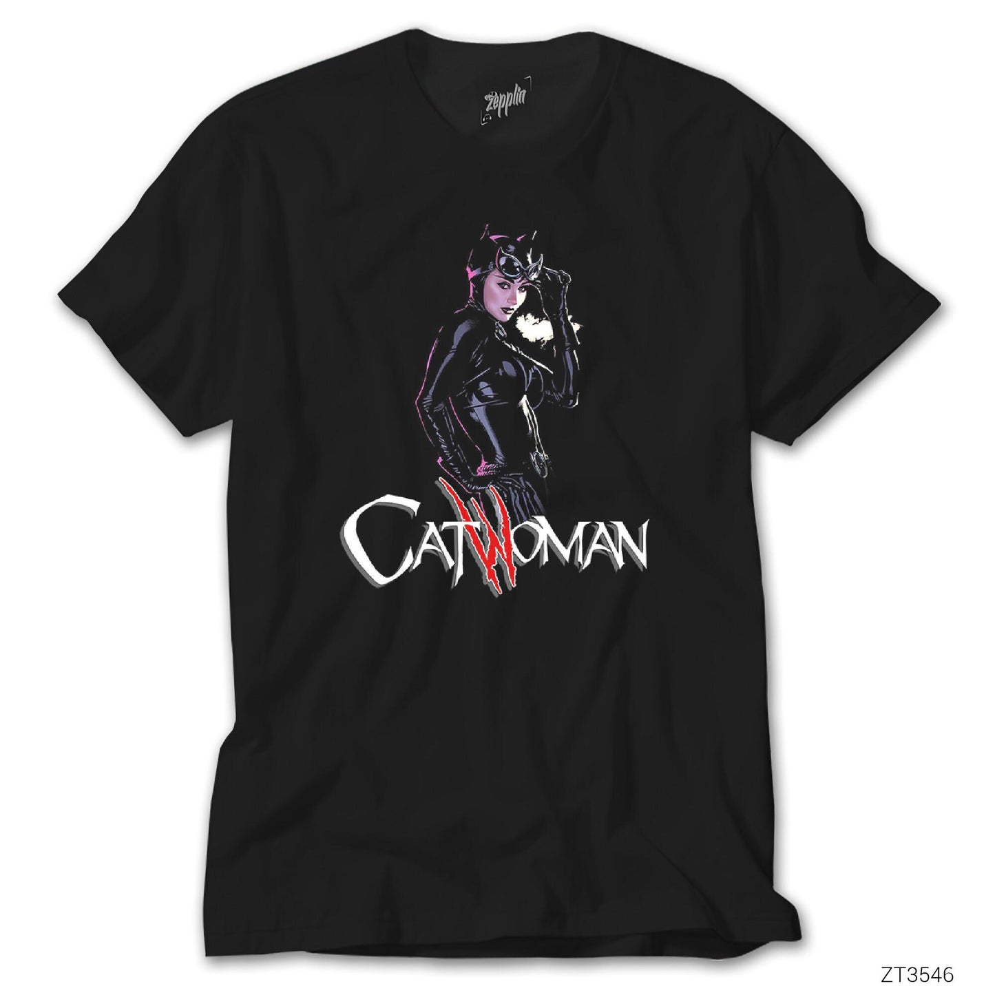 Catwoman Siyah Tişört