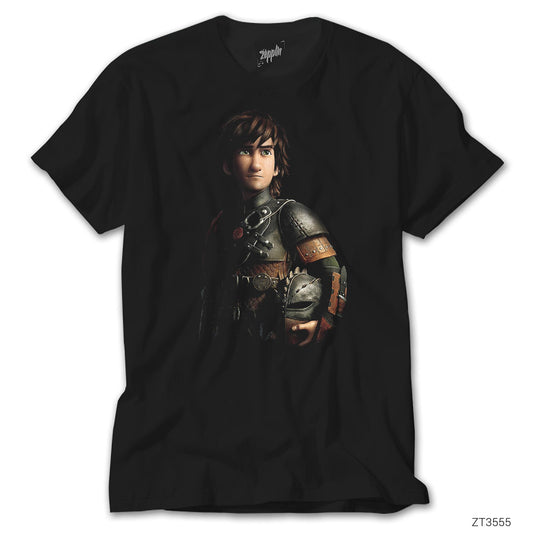 How to Train Your Dragon Hıçgıdık Siyah Tişört