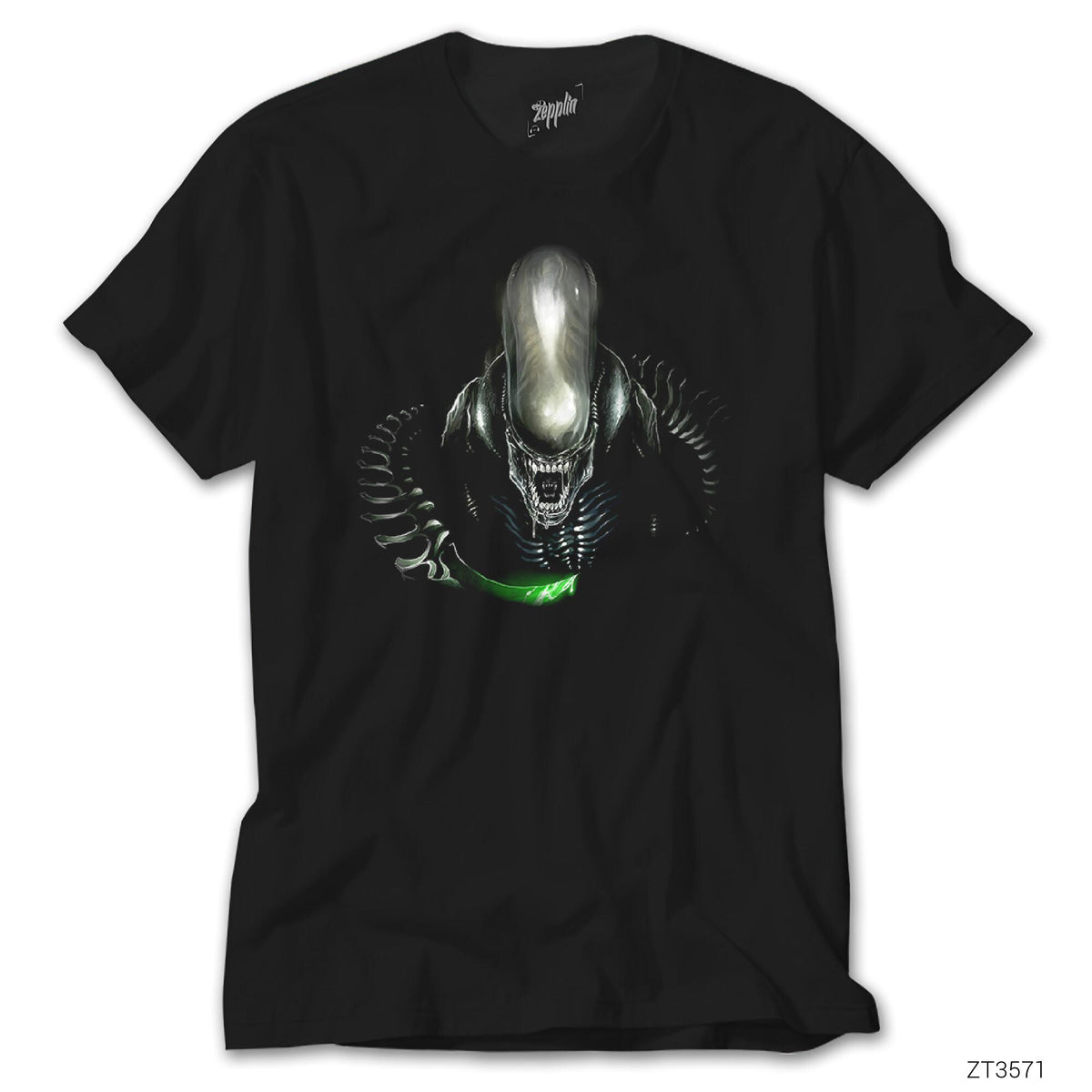 Warrior Aliens siyah tişört