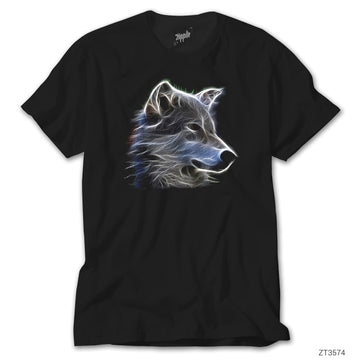Aura Wolf Siyah Tişört