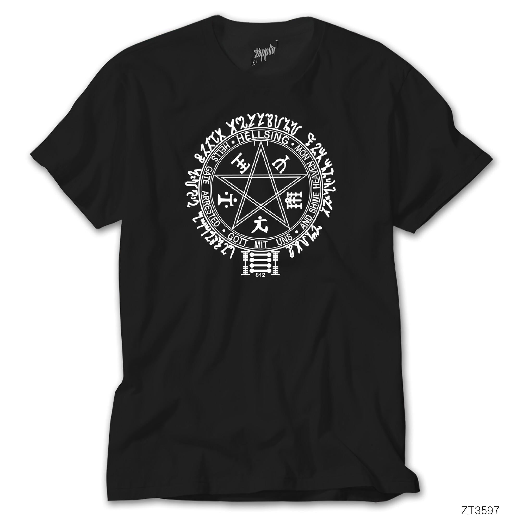 Hellsing Ultimate Symbol Siyah Tişört