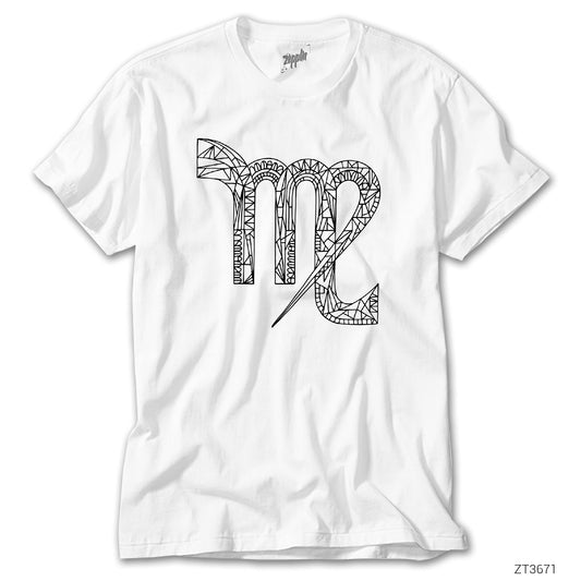 Başak Burcu İkon Beyaz Tişört