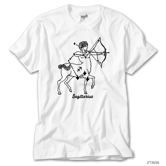 Yay Burcu Beyaz Tişört