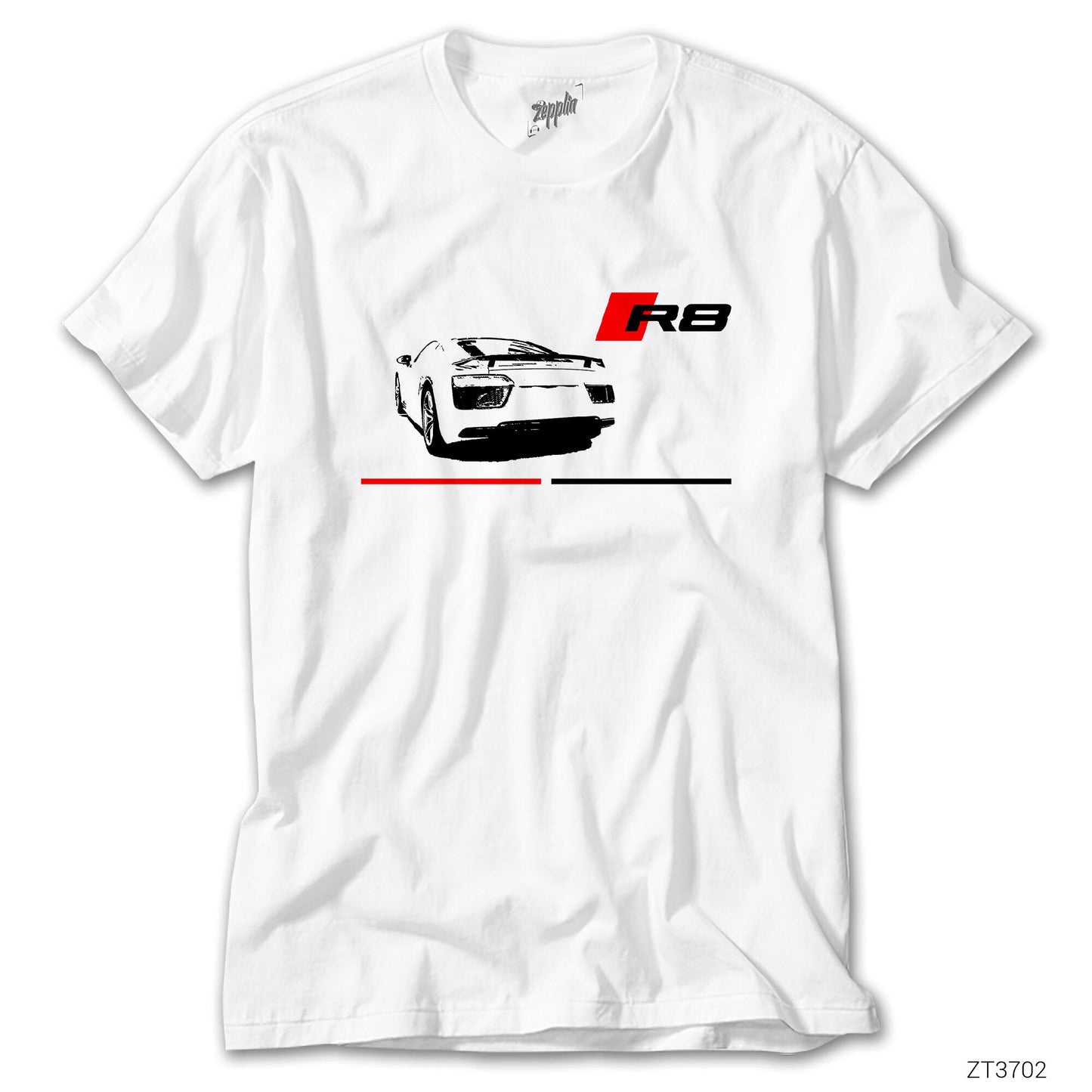 Audi R8 Beyaz Tişört
