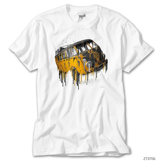 Awesome VDub Camper Beyaz Tişört