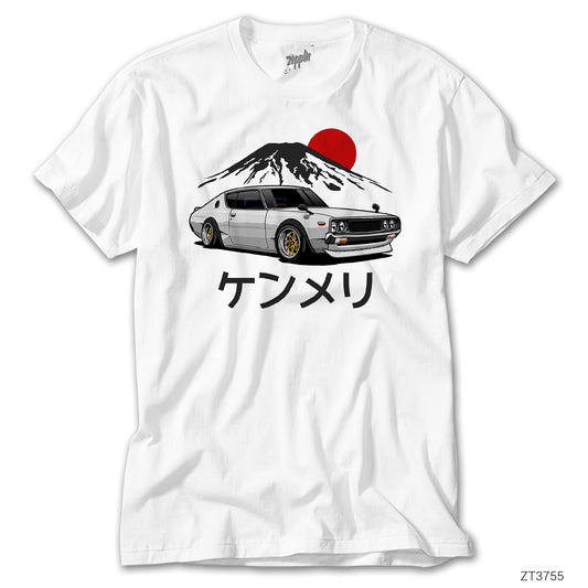 Skyline Gtr Kenmeri Beyaz Tişört