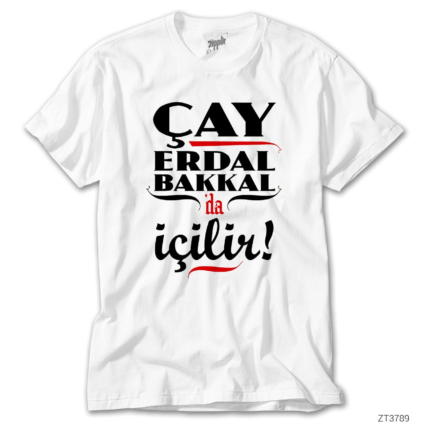 Çay Erdal Bakkalda İçilir Beyaz Tişört