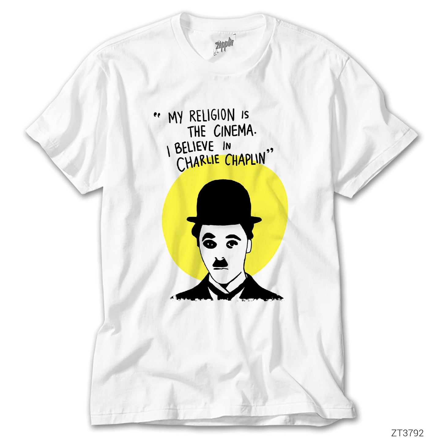 Charlie Chaplin Beyaz Tişört