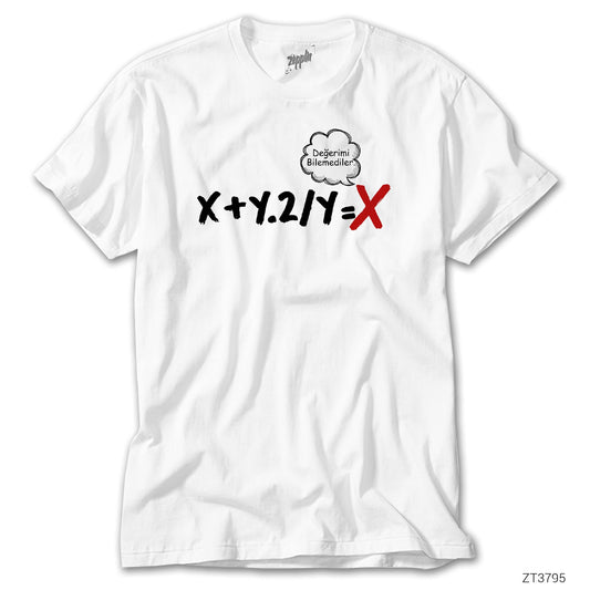 Değerimi Bilemediler Beyaz Tişört