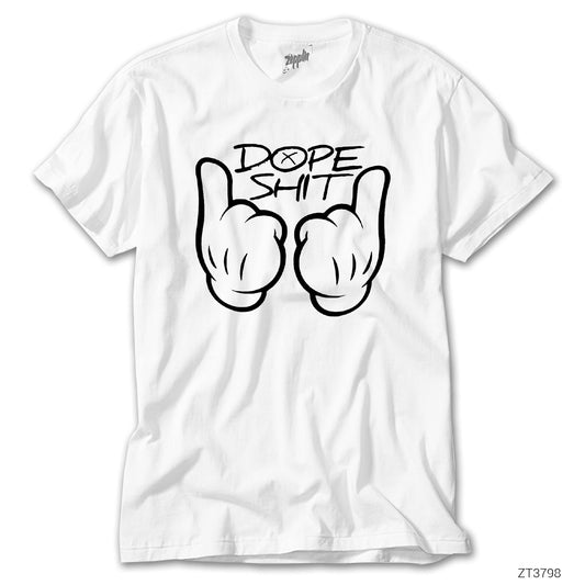 Dope Shit Beyaz Tişört