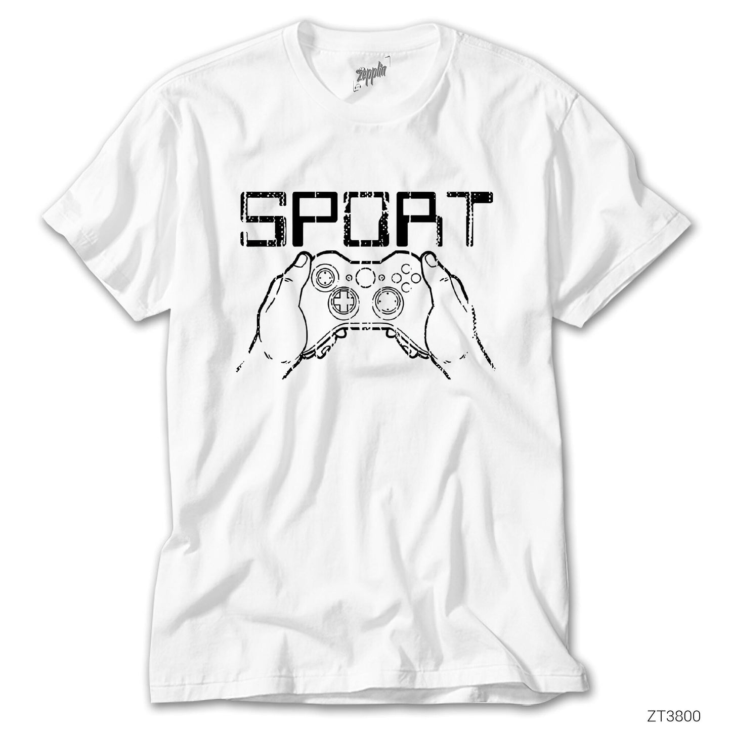 E Sport Gamer Beyaz Tişört
