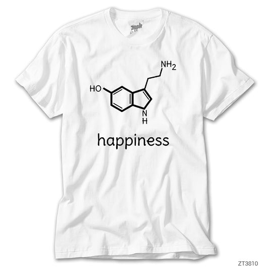 Happines Beyaz Tişört