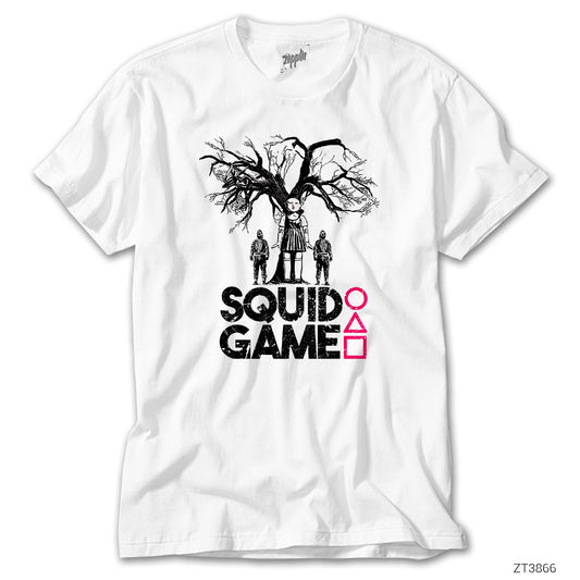 Squid Game Doll Bebek Beyaz Tişört