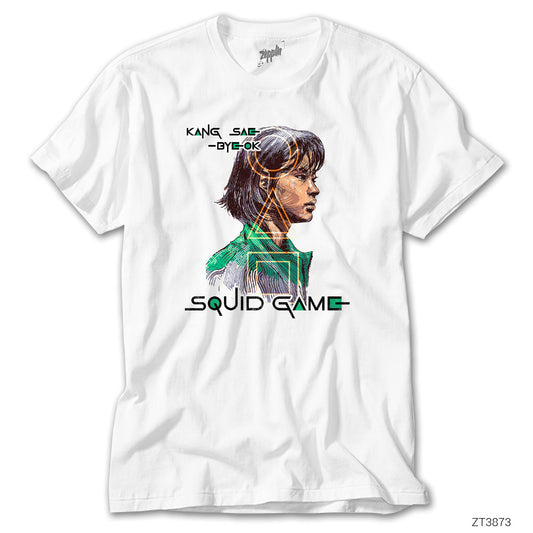 Squid Game Kang Sae byeok Beyaz Tişört